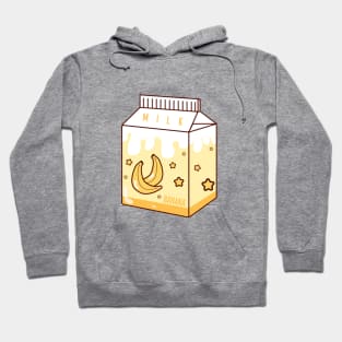 Japanese aesthetics kawaii banana milk Hoodie